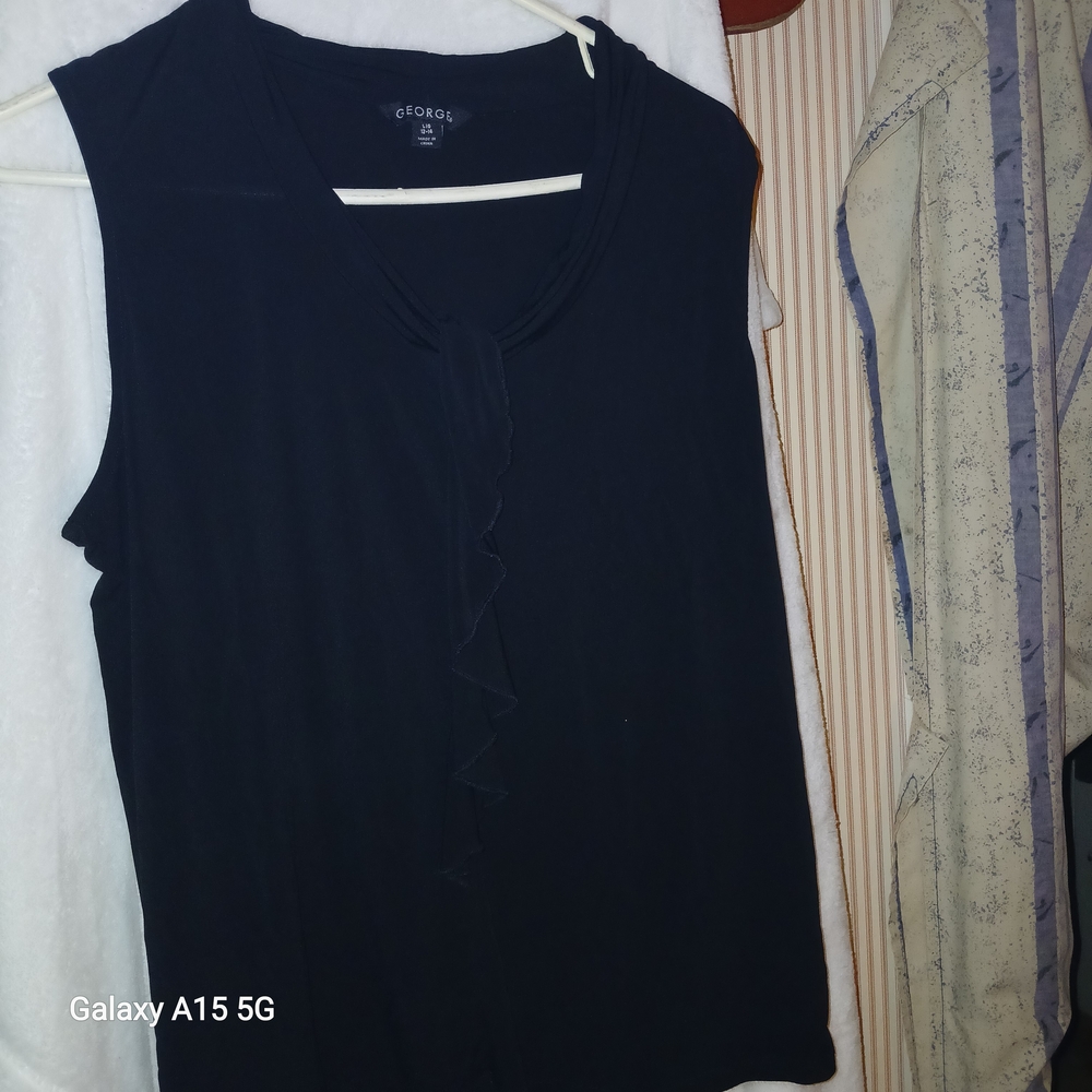 George Women's Black Sleeveless Top